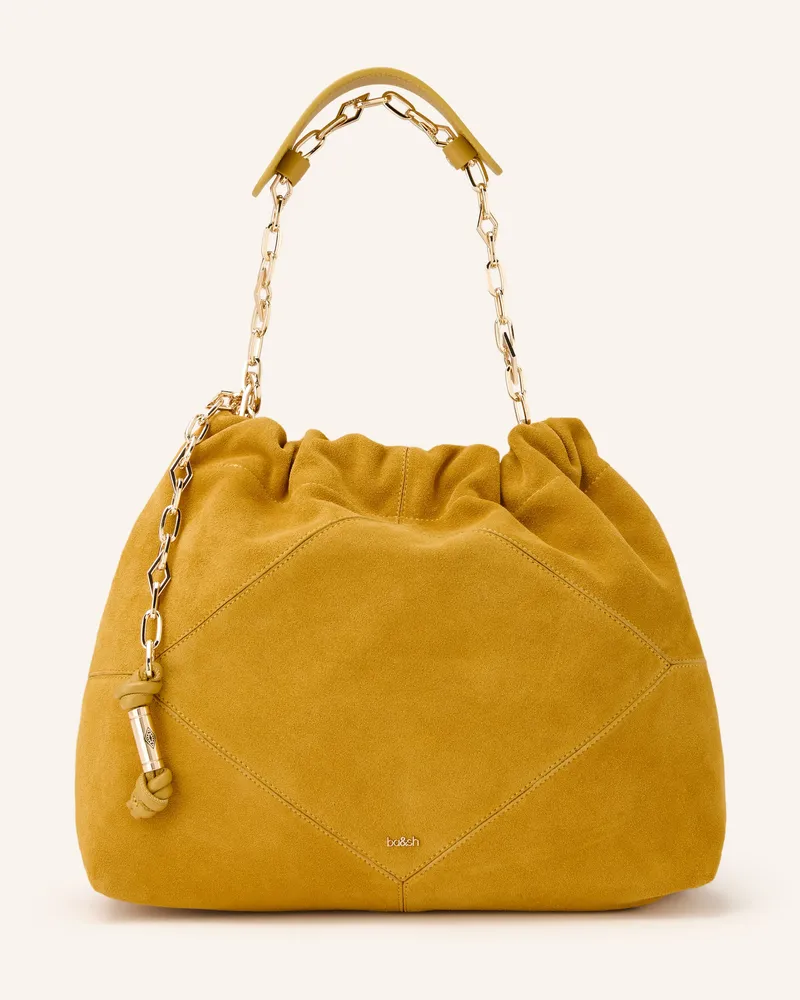 ba&sh Handtasche JUNE MEDIUM Dunkelgelb