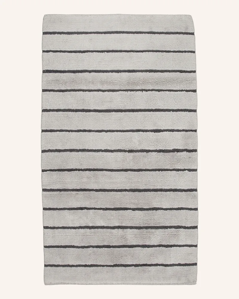 Cawö Badematte Zum Wenden silber Dunkelgrau