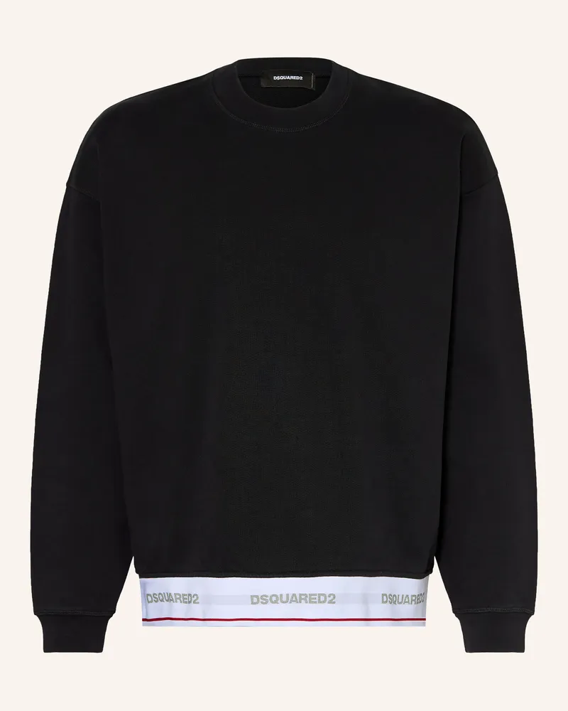Dsquared2 Sweatshirt schwarz Schwarz
