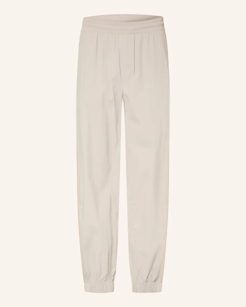 LULULEMON Laufhose Pace Breaker Glyde beige Hellgrau
