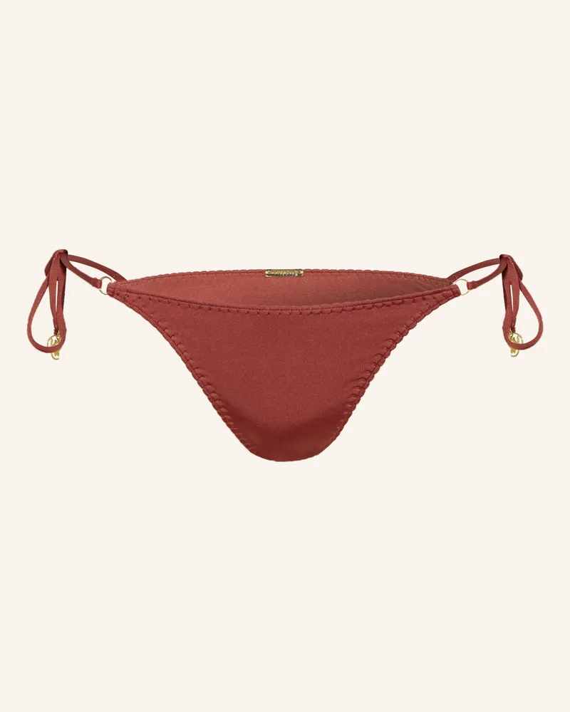 watercult Triangel-Bikini-Hose Crafted Essentials rot Dunkelrot