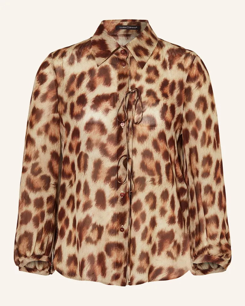 Luisa Cerano Hemdbluse Dunkelrot