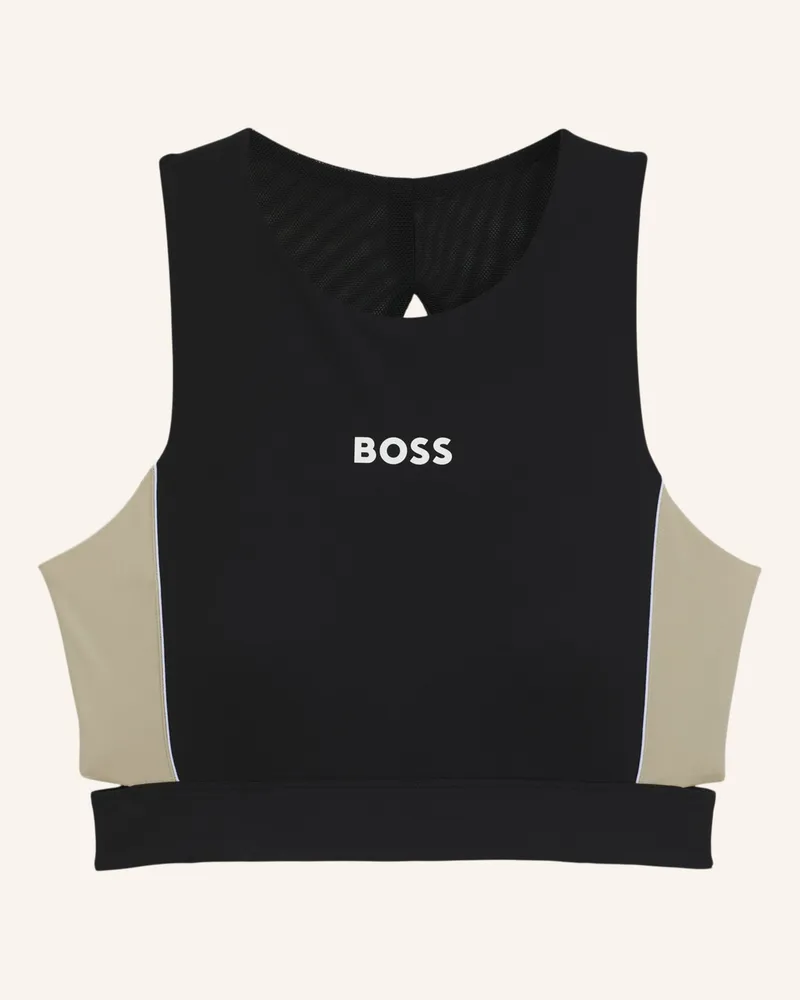 HUGO BOSS Casual Top ENDURA2 Slim Fit Schwarz