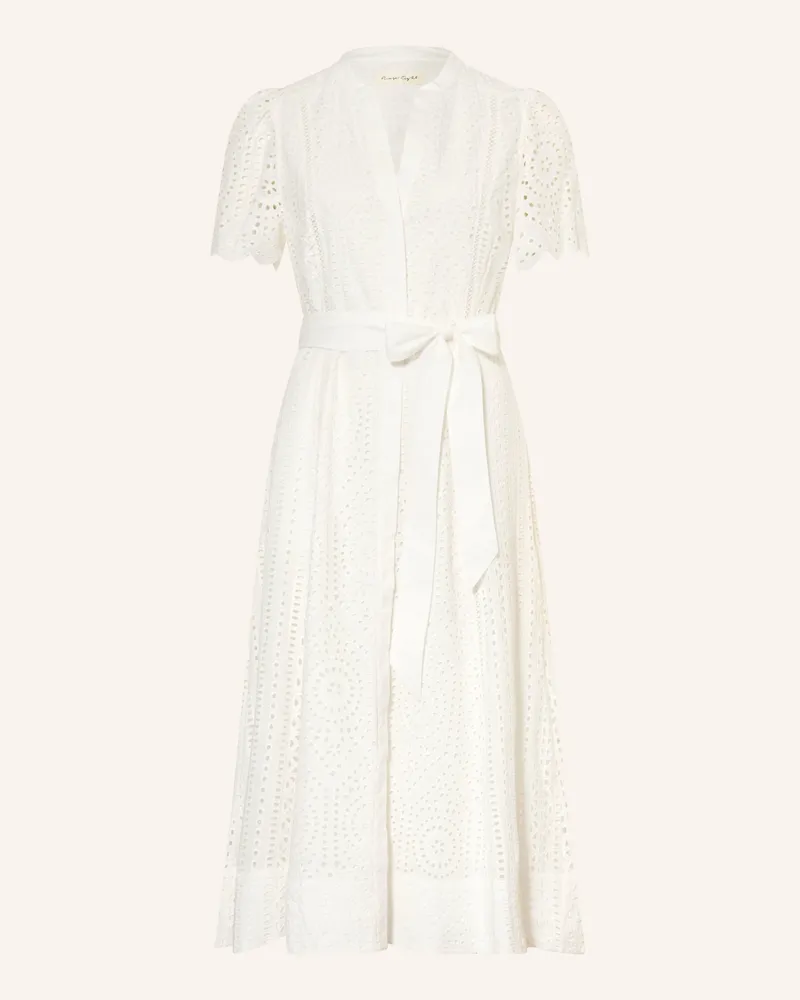 Phase Eight Kleid Aletta Aus Lochspitze weiss Weiss