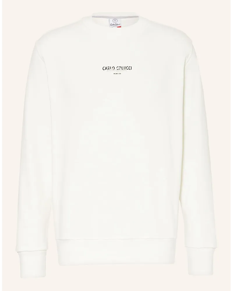 Carlo Colucci Sweatshirt Weiss