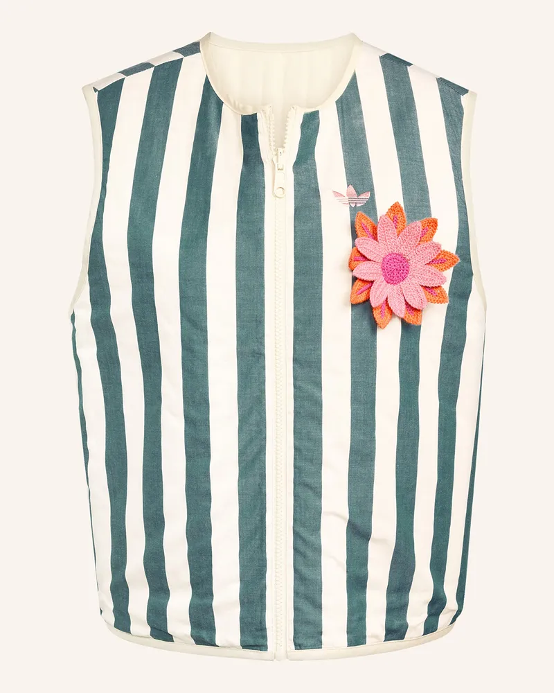 adidas Sweatweste zum Wenden Weiss