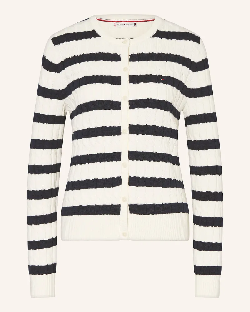 Tommy Hilfiger Strickjacke Weiss