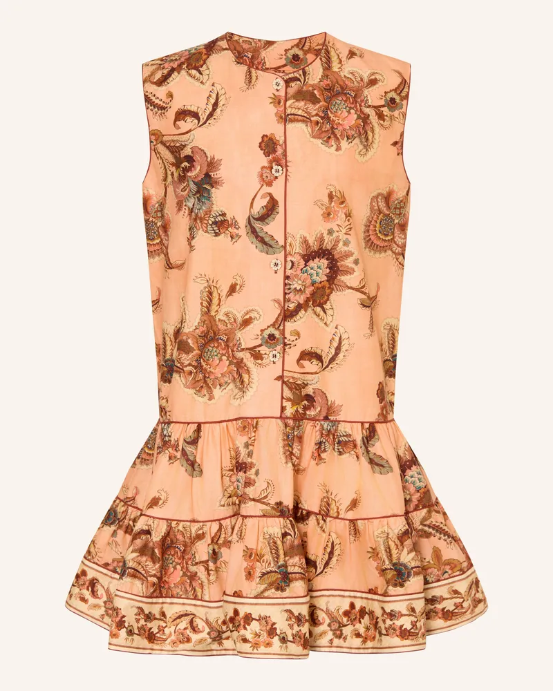 Zimmermann Kleid Aster Mit Rüschen orange Orange