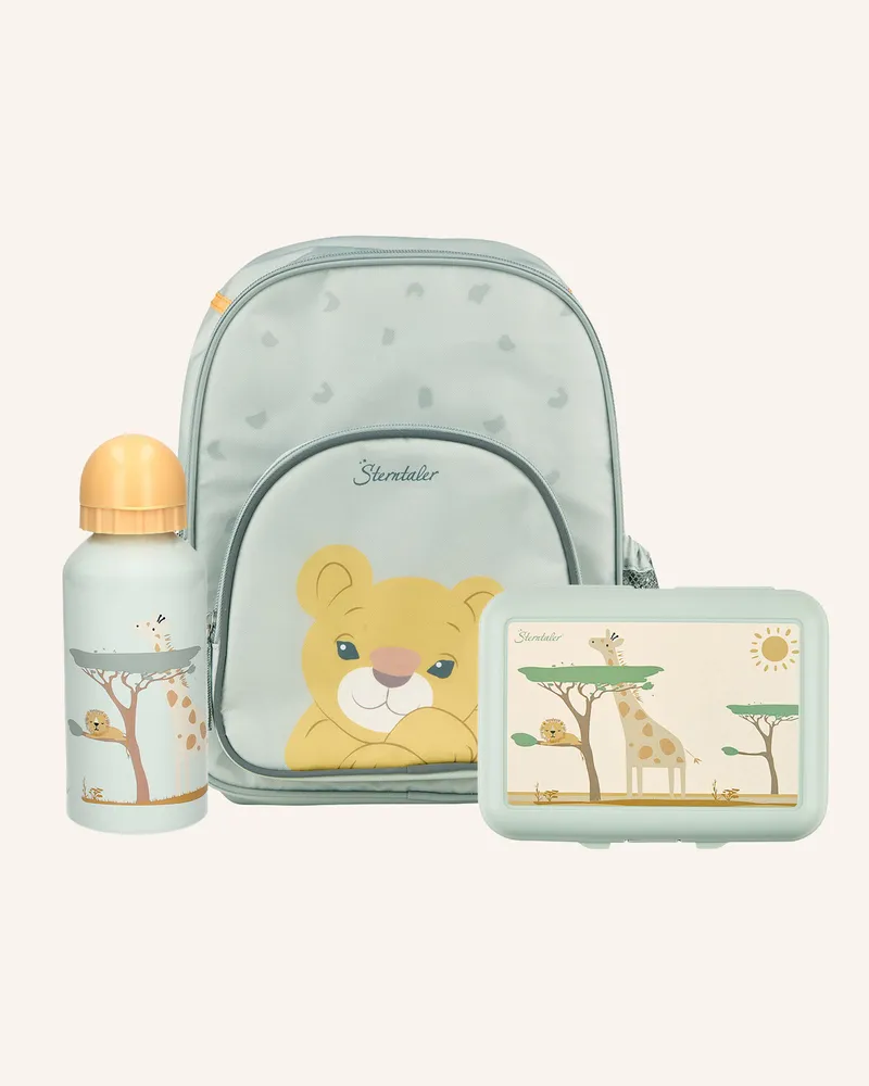 Sterntaler Kindergarten Set Löwo Leo grau Grau