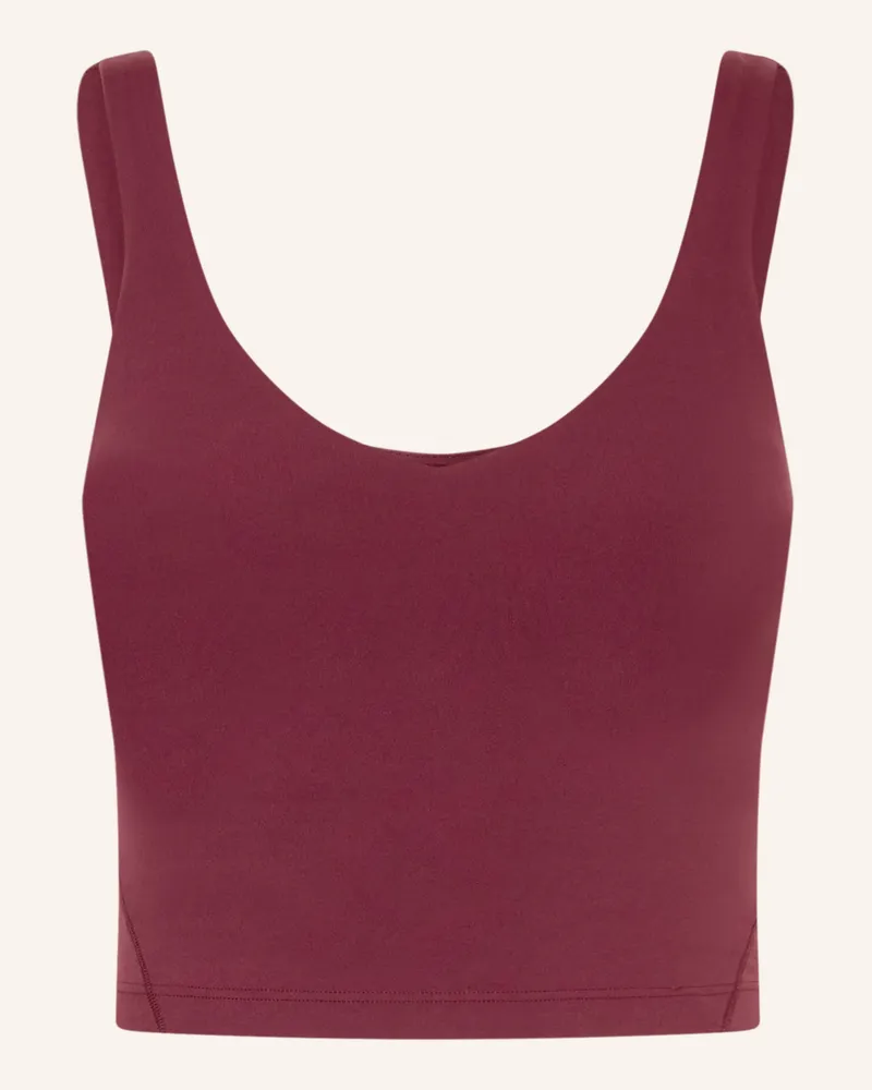 LULULEMON Yoga-Top Flow Y B/C rot Dunkelrot