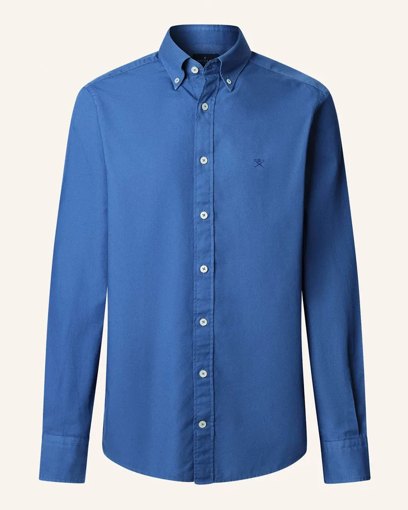 Hackett Freizeithemd ESS GMT DYED OXFORD Blau