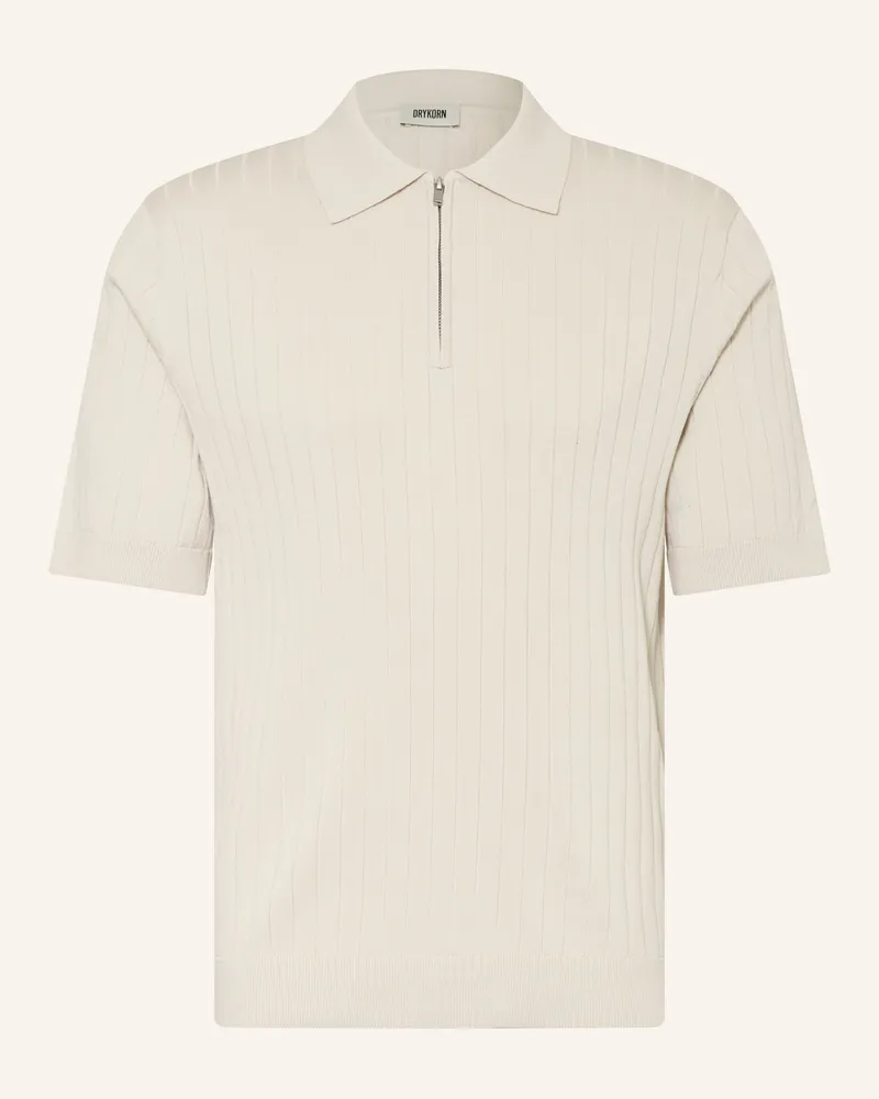 Drykorn Strick-Poloshirt Niivan weiss Ecru
