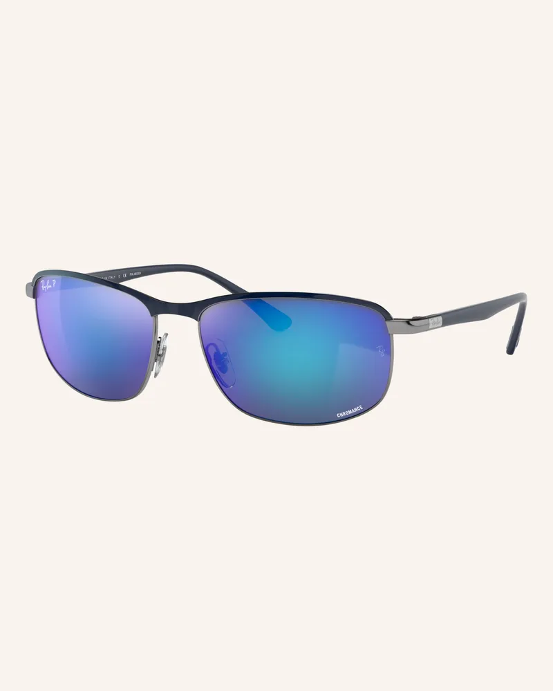 Ray Ban Sonnenbrille RB3671CH CHROMANCE Schwarz