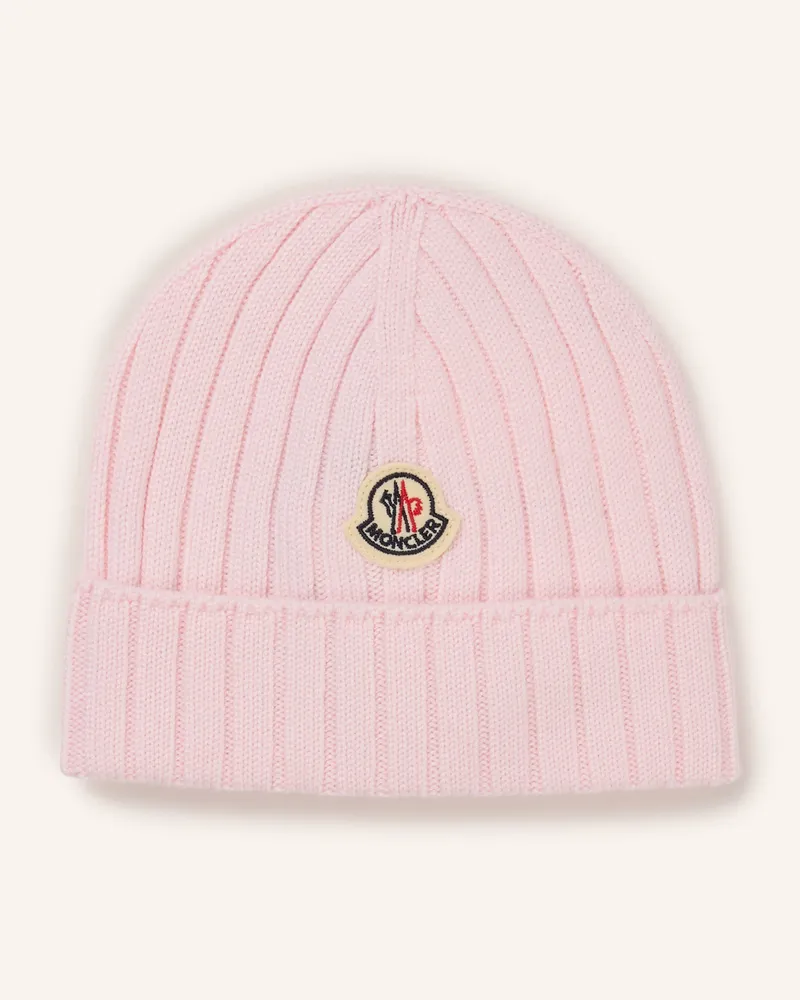 Moncler Mütze rosa Hellrosa