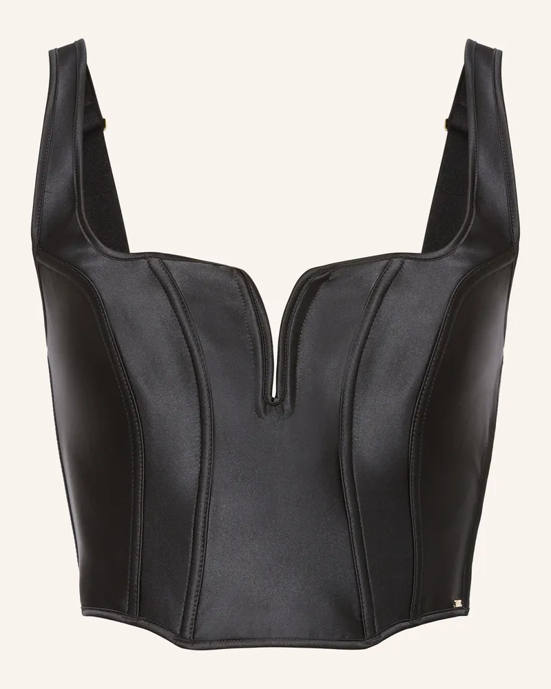Aubade Corsage ICONIC ALLURE aus Satin Schwarz