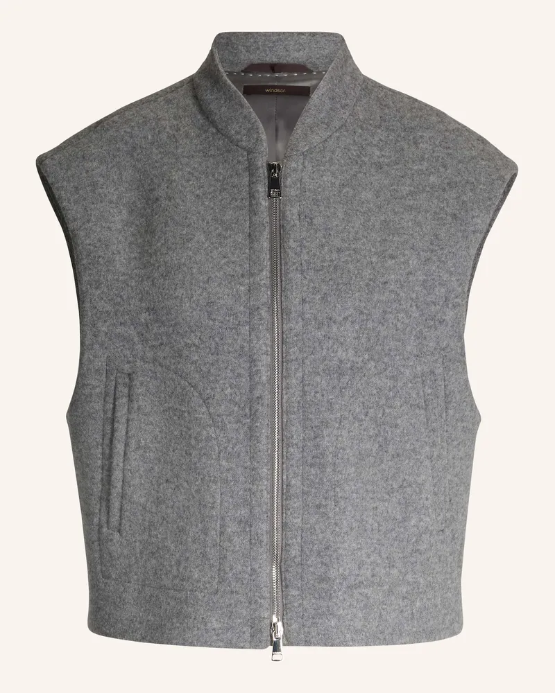 windsor. Weste Grau