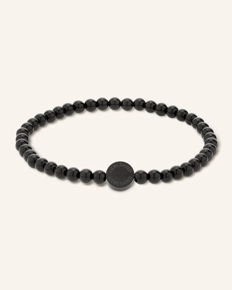 Liebeskind Armband  Aus  Edelstahl schwarz Schwarz