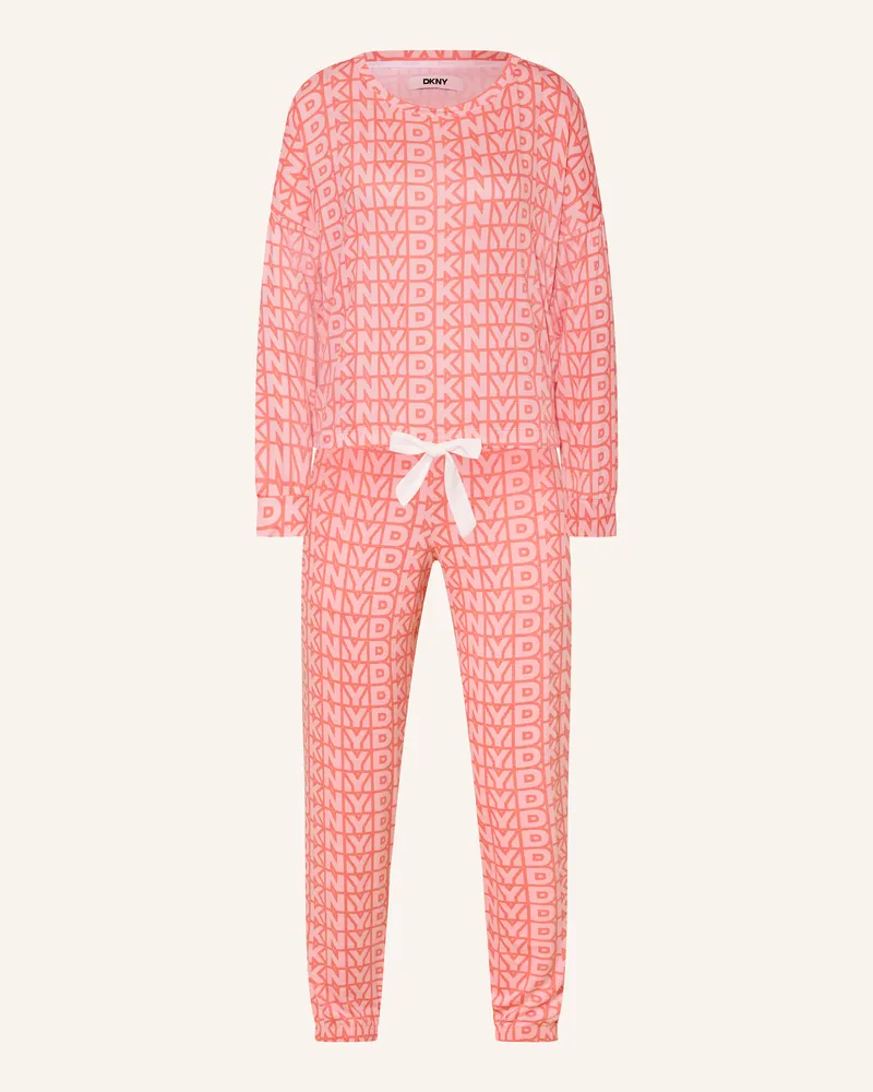 DKNY Schlafanzug FITS THE VIBE Hellrot