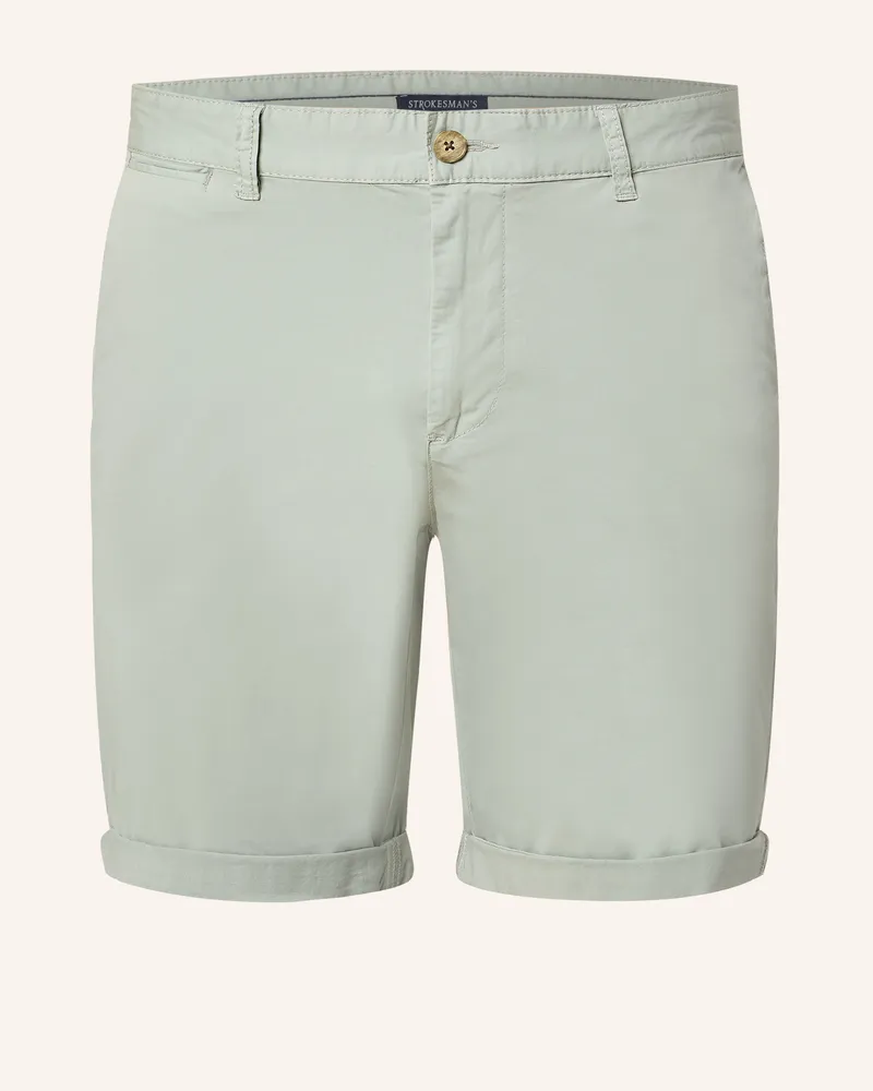 Strokesman's Chinoshorts Slim Fit Hellgrün
