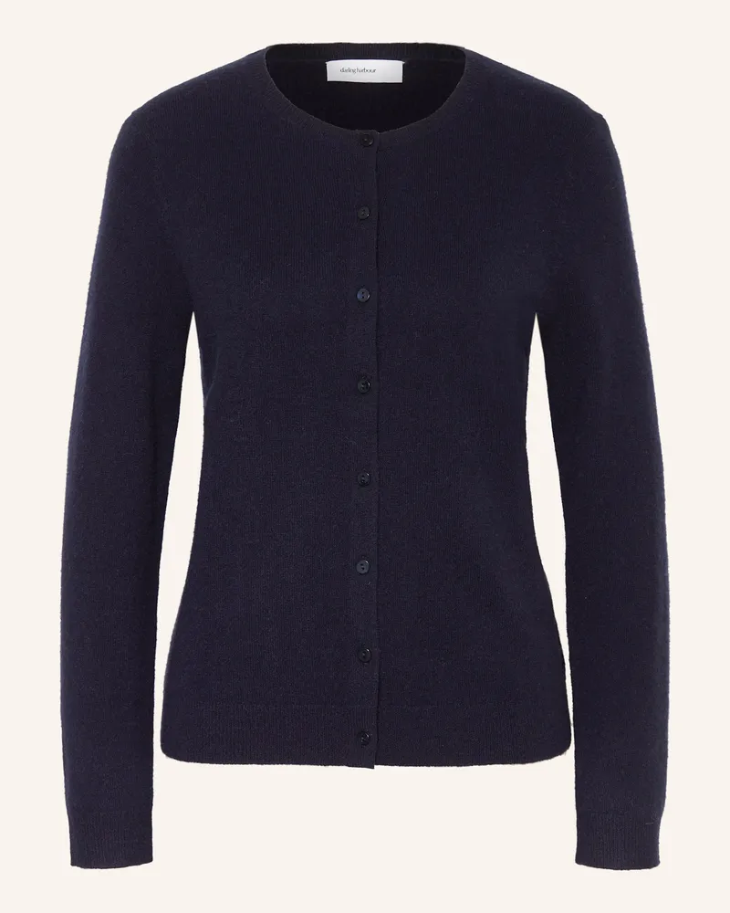 Darling Harbour Strickjacke aus Cashmere Marine