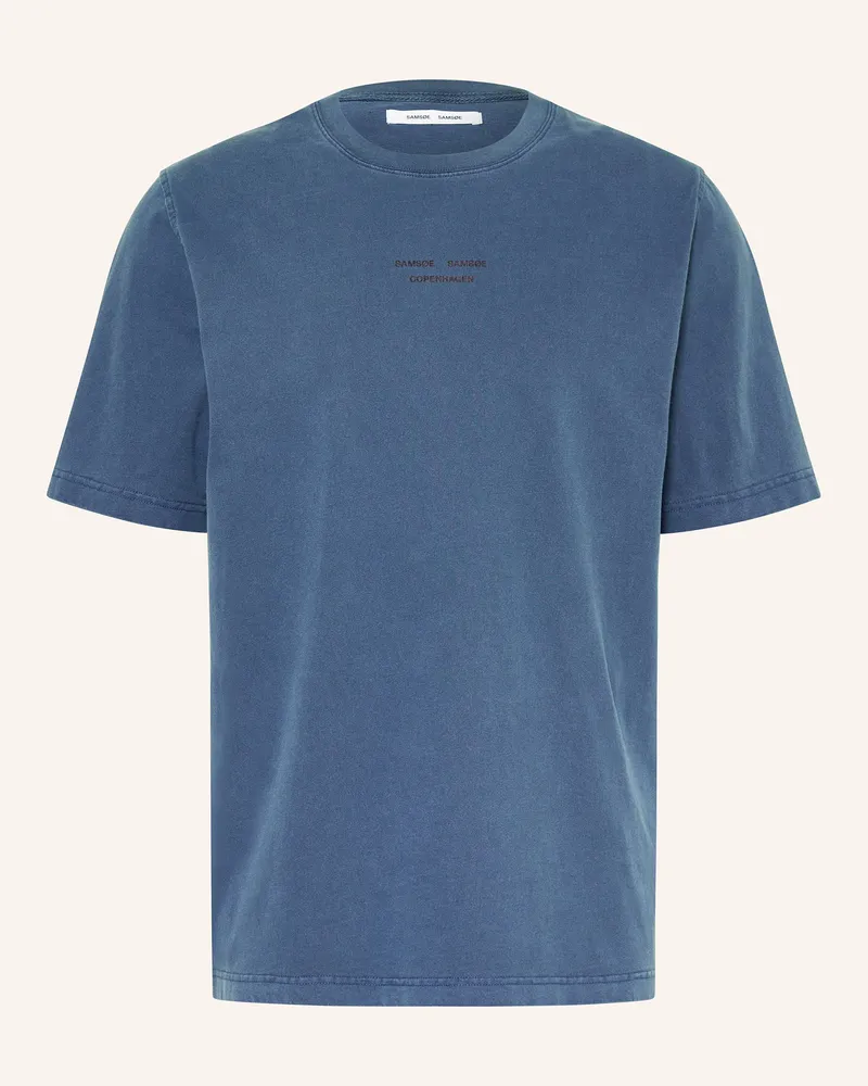 Samsøe & Samsøe T-Shirt Samarcus blau Dunkelblau