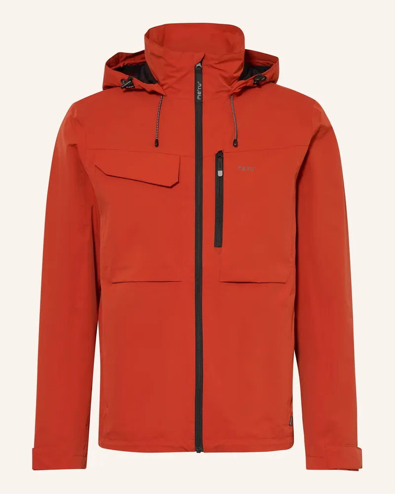 me°ru' Funktionsjacke Abrantes rot Dunkelrot