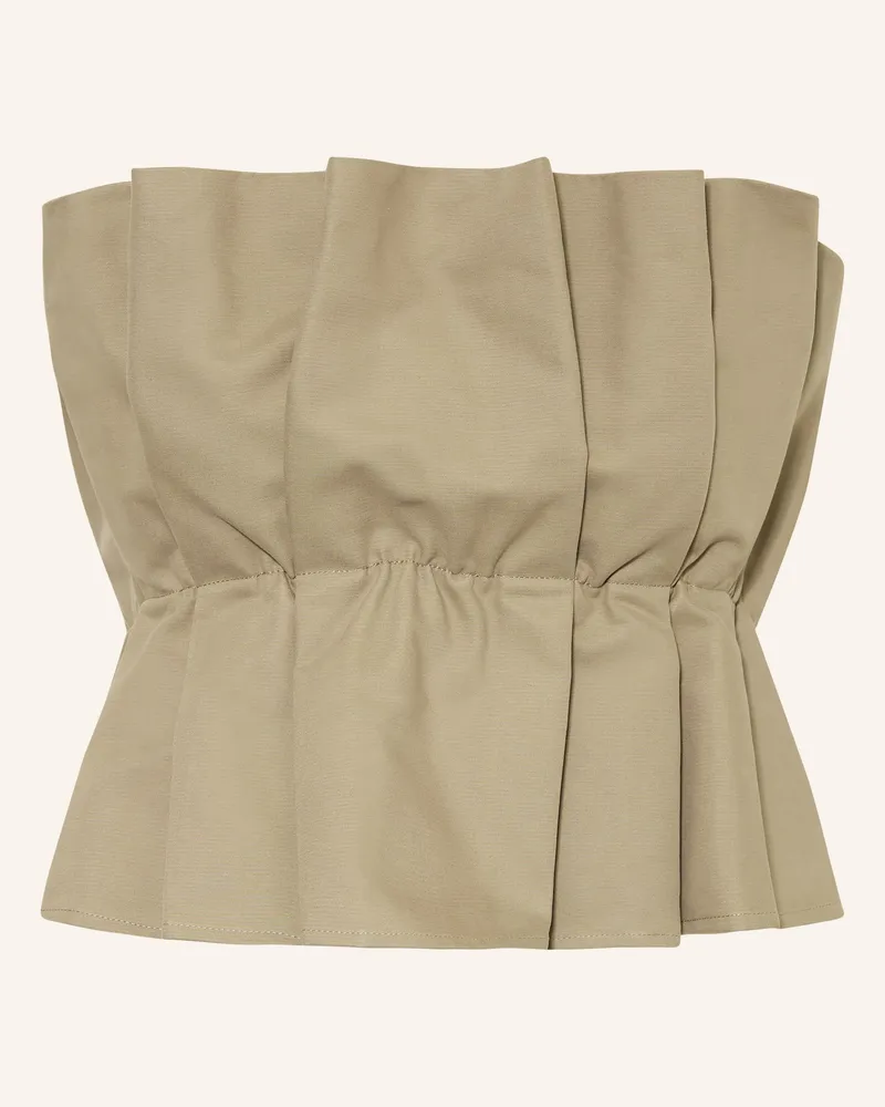 SoSUE Cropped-Top Oliv