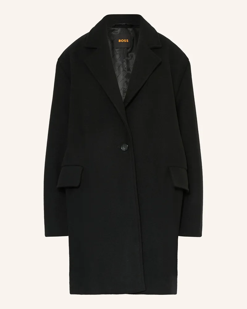 HUGO BOSS Mantel CALESARA Schwarz