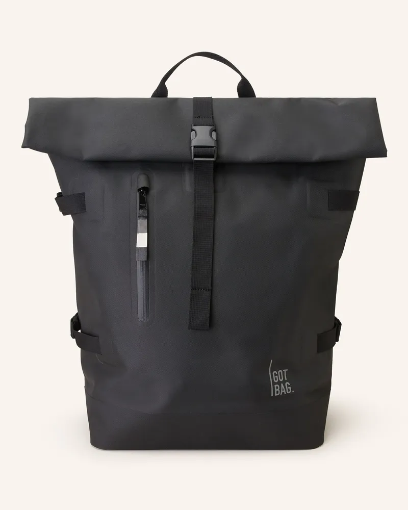 Got Bag Rucksack Rolltop 2.0 Mit Laptop-Fach schwarz Schwarz