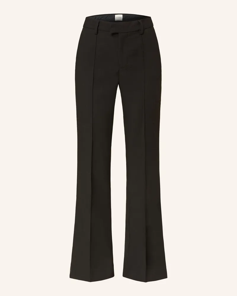 Closed Bootcut-Hose DENAIR Schwarz