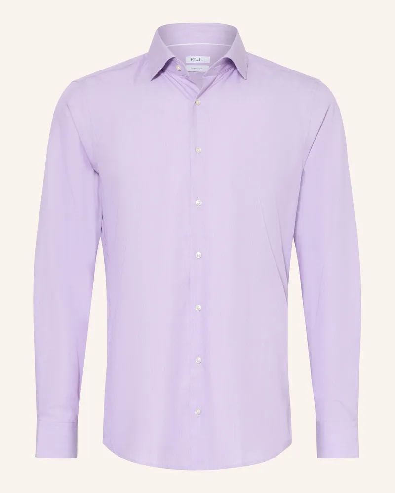 paul Hemd Shaped Fit lila Helllila