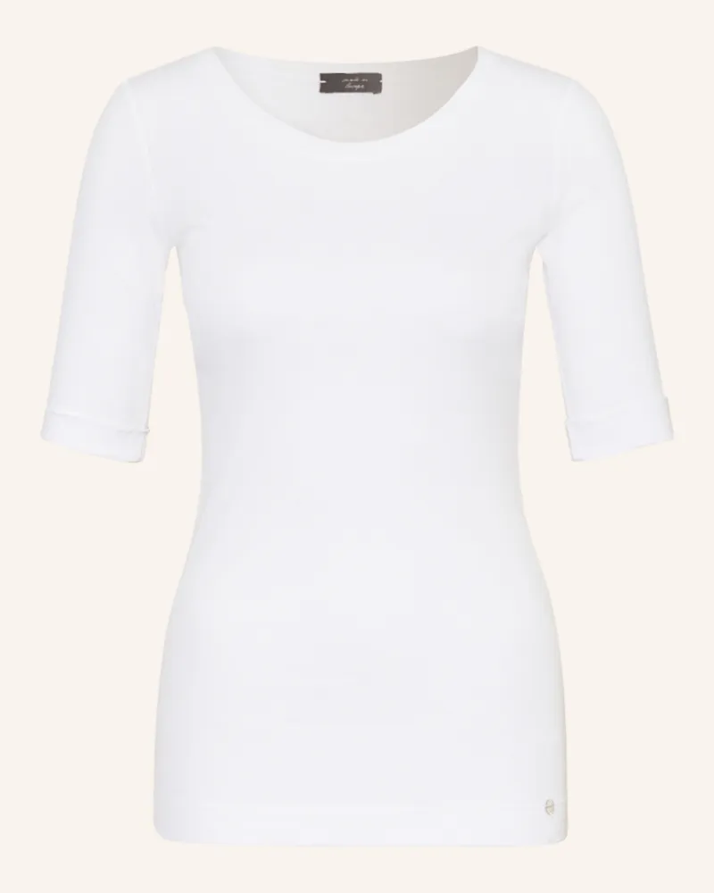 Marc Cain Feinripp-Shirt weiss 100