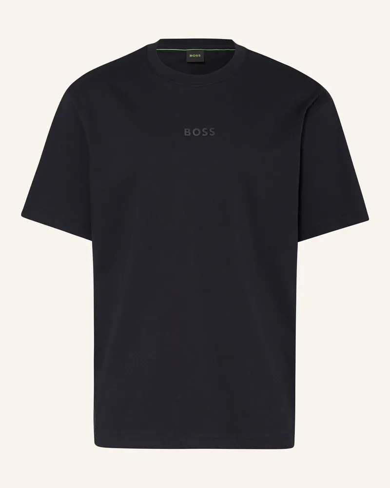 HUGO BOSS T-Shirt blau Dunkelblau