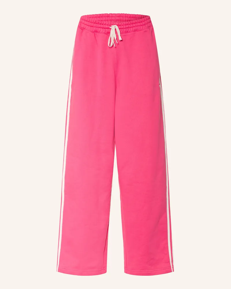 adidas Sweatpants Adisignature 3 Stripes Mit Galonstreifen pink Pink