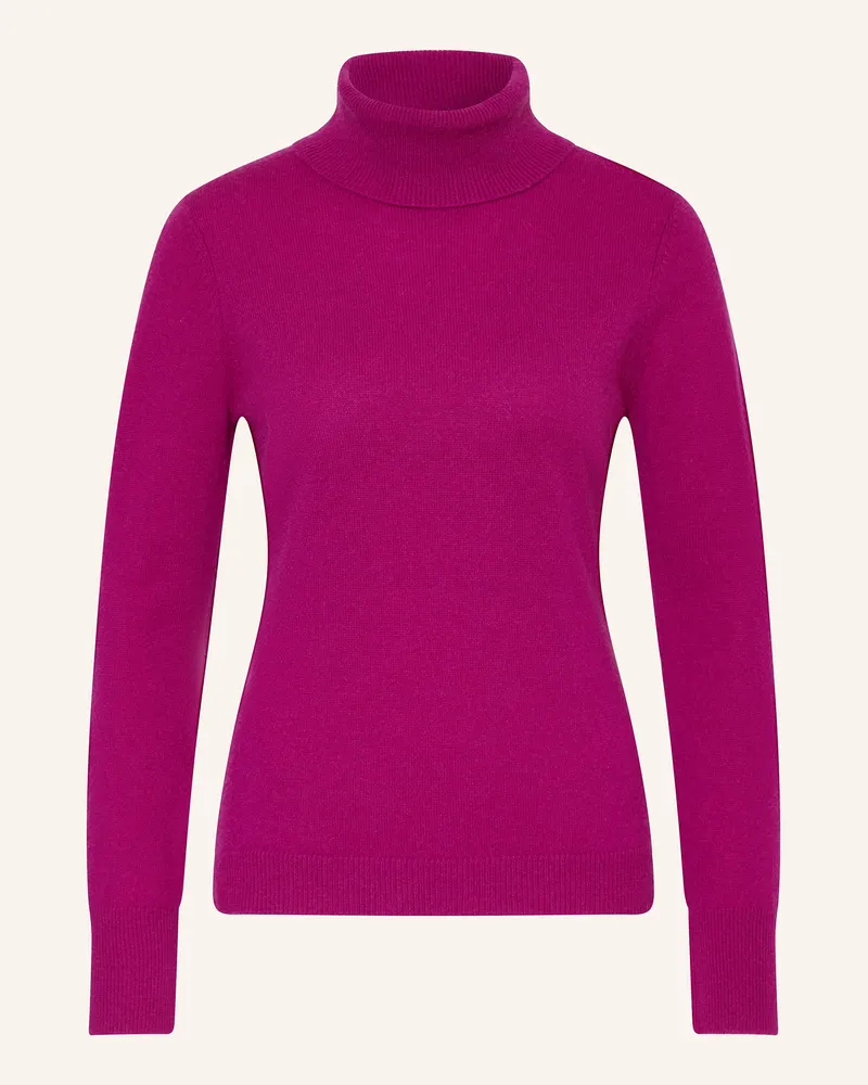 Darling Harbour Rollkragenpullover aus Cashmere Fuchsia