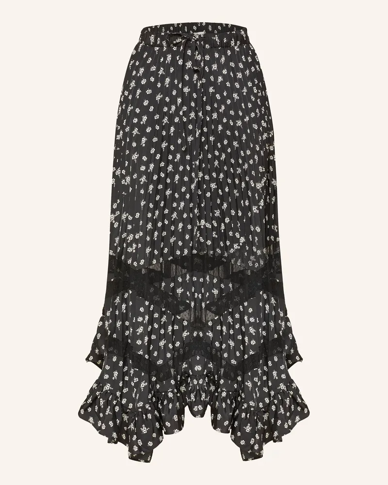 Claudie Pierlot Plisseerock Schwarz