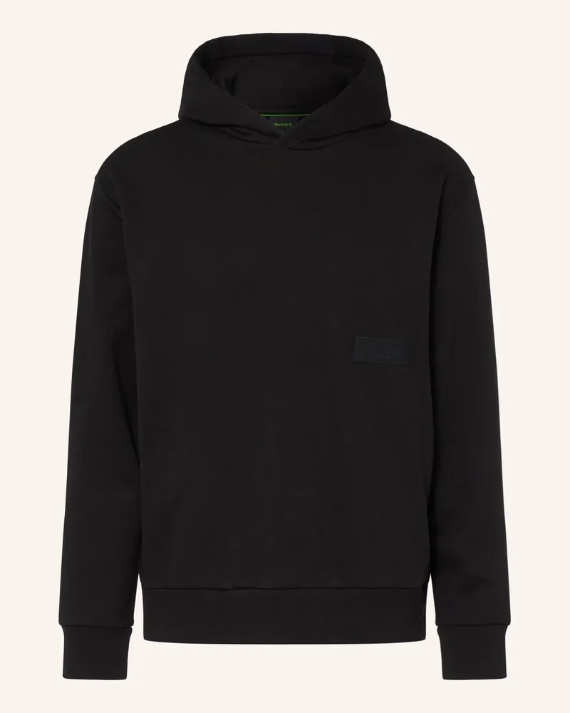 HUGO BOSS Hoodie Sw schwarz Schwarz