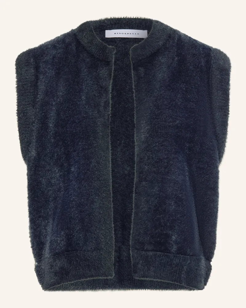 RINO & PELLE Strickhülle Elona blau Dunkelblau