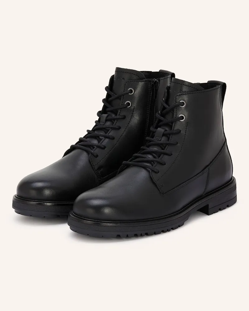 Marc O'Polo Schnürboots schwarz Schwarz
