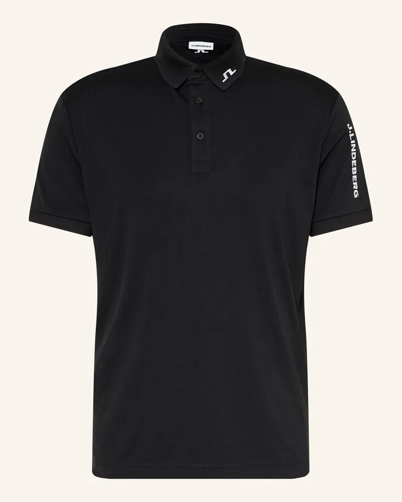 J.Lindeberg Funktions-Poloshirt schwarz Schwarz
