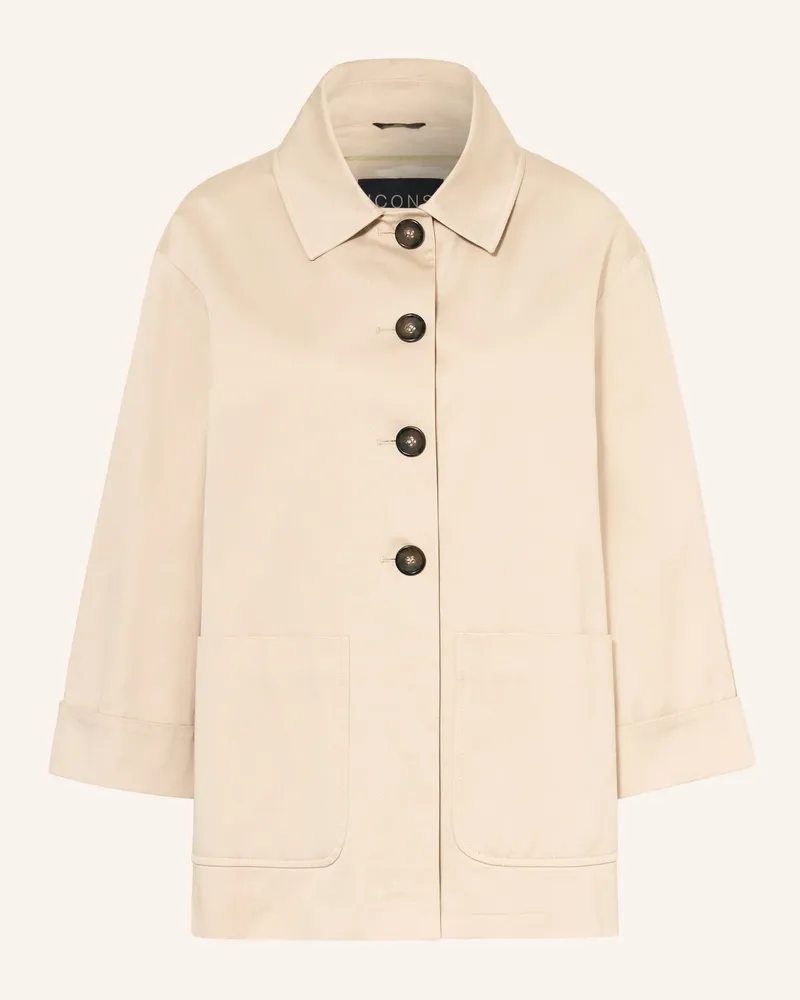 Cinzia Rocca Overjacket Mit 3/4-Arm beige Hellbraun