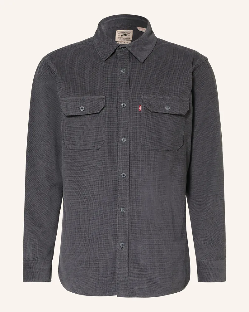 Levi's Levi's® Cordhemd Jackson Worker Relaxed Fit grau Dunkelgrau