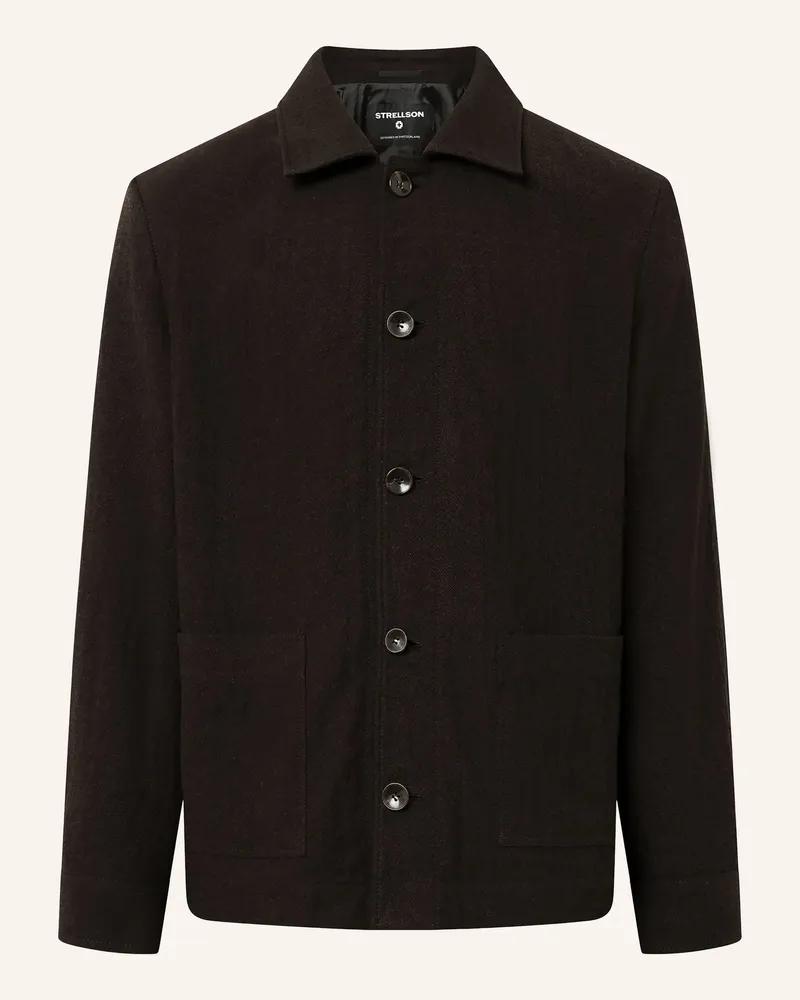 Strellson Overshirt Dellin braun Dunkelbraun