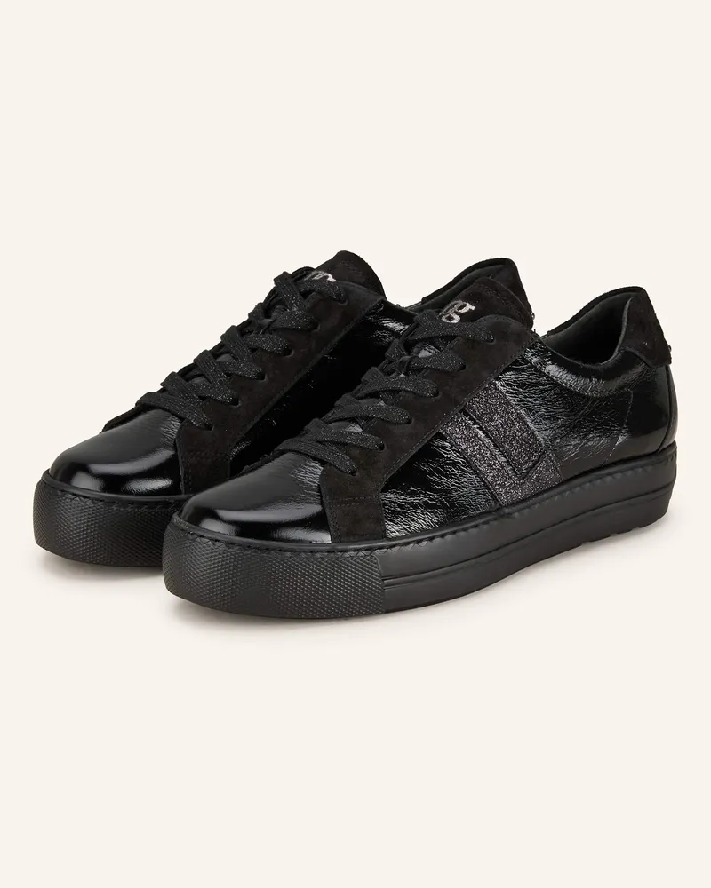 paul green Sneaker Mit Nieten schwarz Schwarz