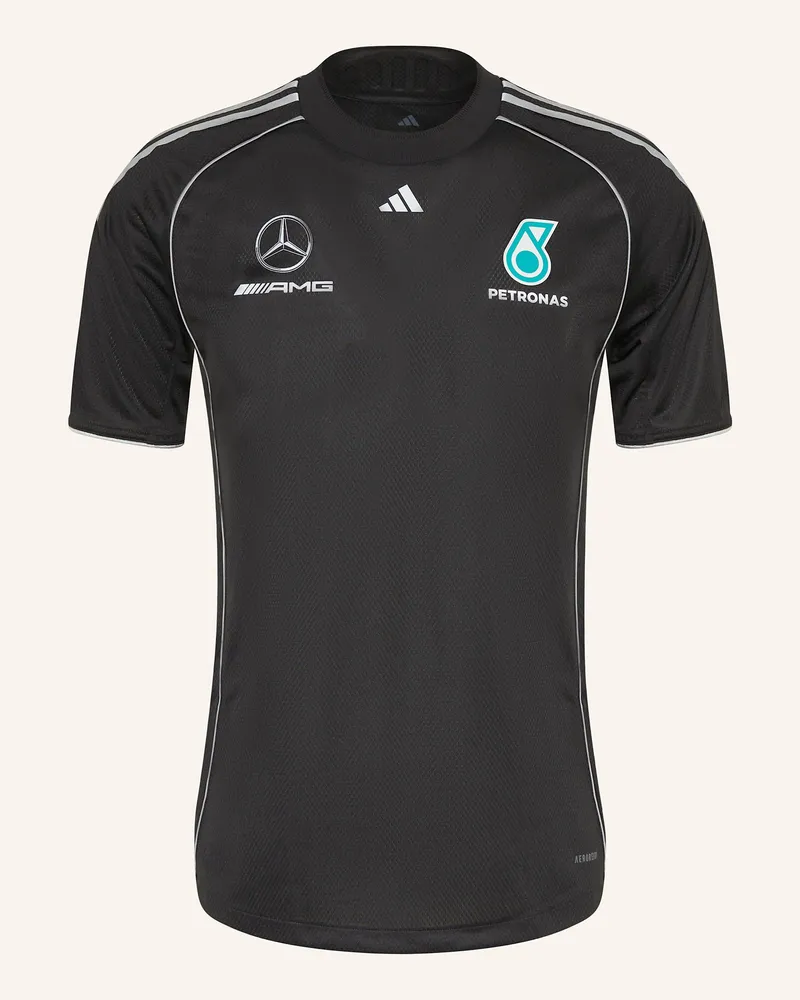adidas T-Shirt MERCEDES - AMG PETRONAS FORMULA ONE TEAM MECHANICS Schwarz
