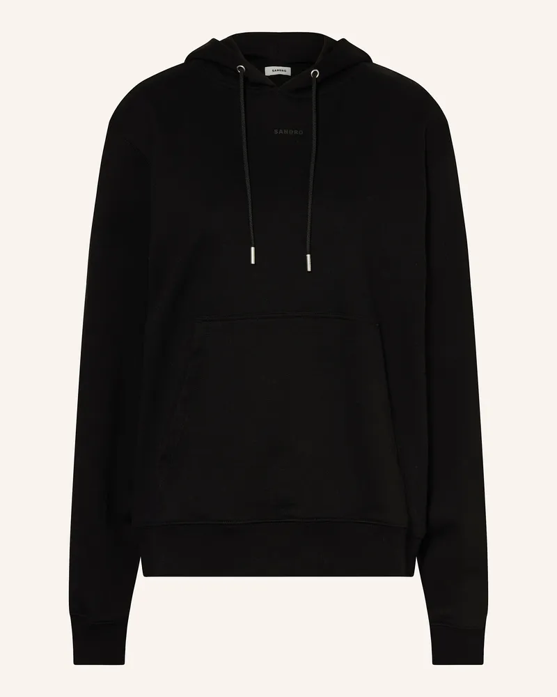 Sandro Hoodie Schwarz