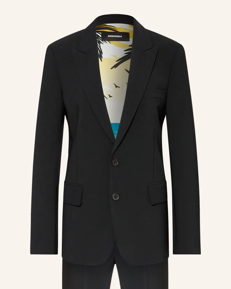 Dsquared2 Set: Blazer und Hose Schwarz