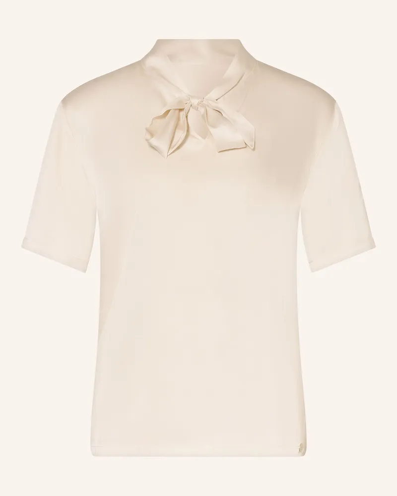 Marc Cain Schluppenbluse im Materialmix 112