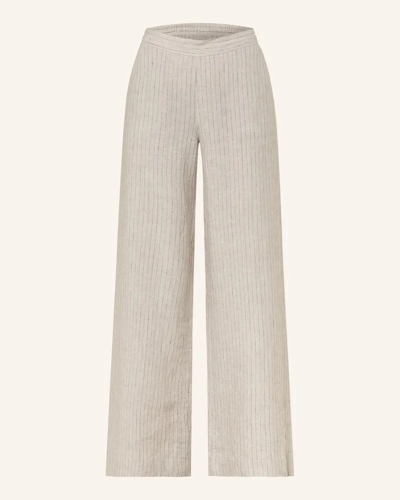 lilienfels Marlenehose aus Leinen Beige
