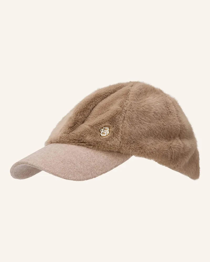 HUGO BOSS Kunstfell-Cap ARI Beige